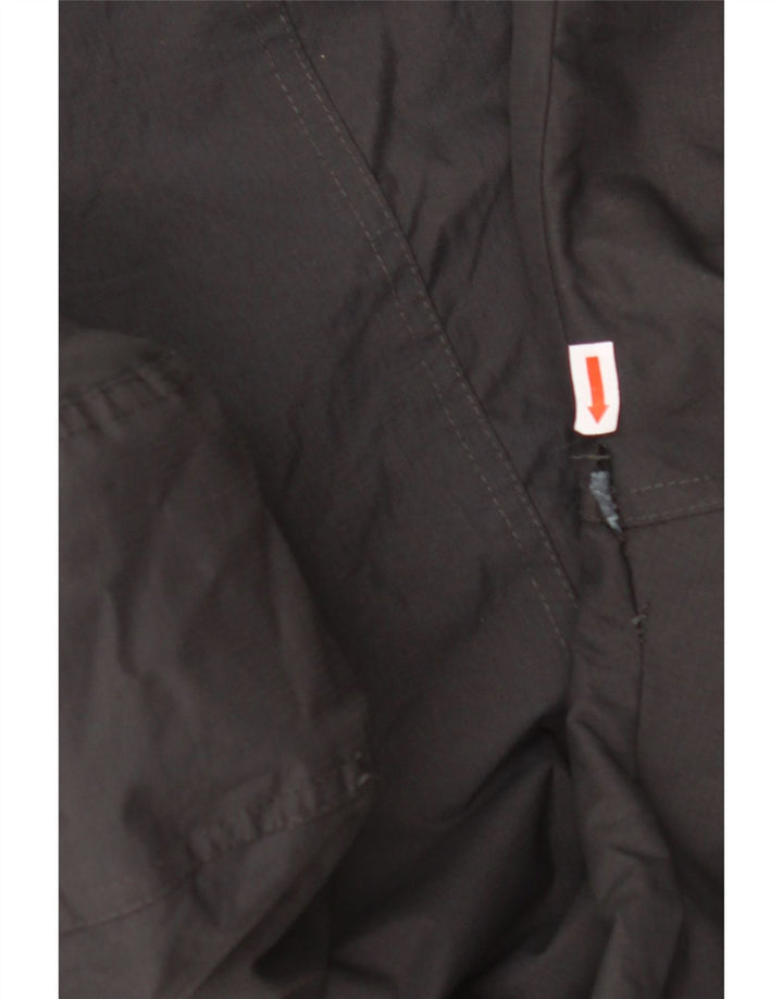 SUPERDRY Chaqueta cortavientos con capucha para mujer UK 40 XL Nylon negro