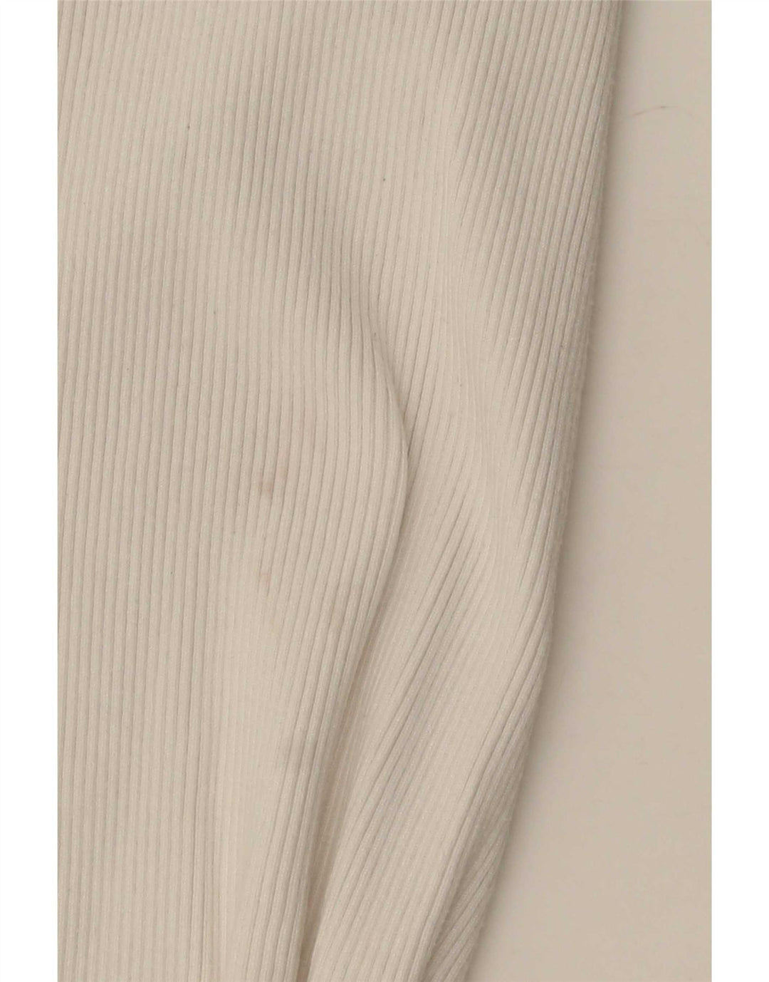 Zara Mujer Chaleco Top UK 8 Small Viscosa Blanca