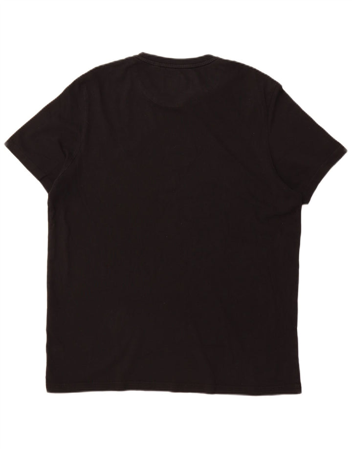 LYLE & SCOTT Camiseta Hombre Top XL Algodón Negro