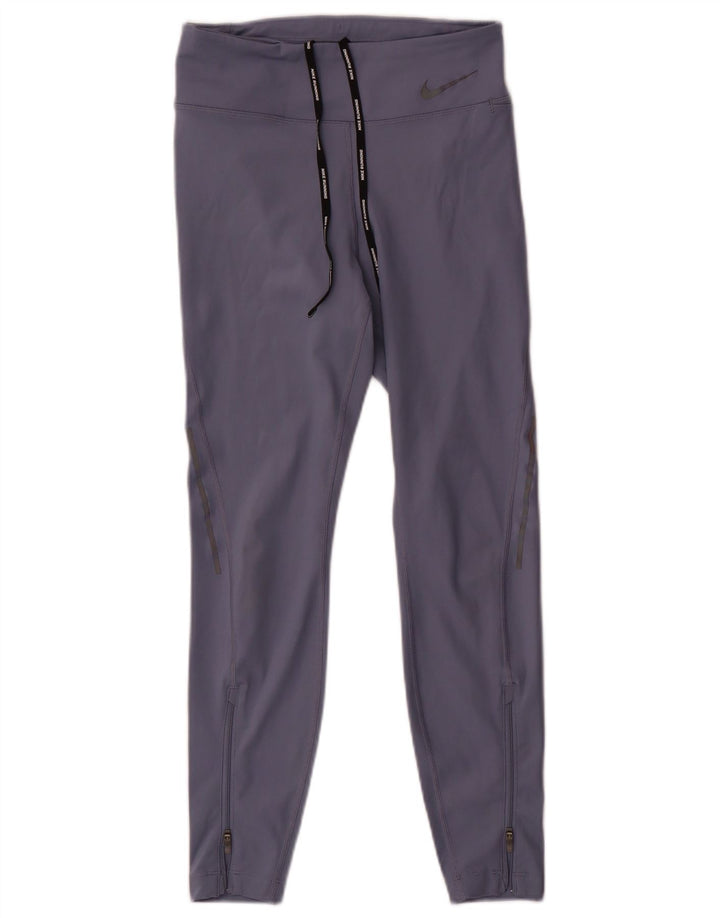 Leggings Nike para mujer UK 10 Small Púrpura Poliéster