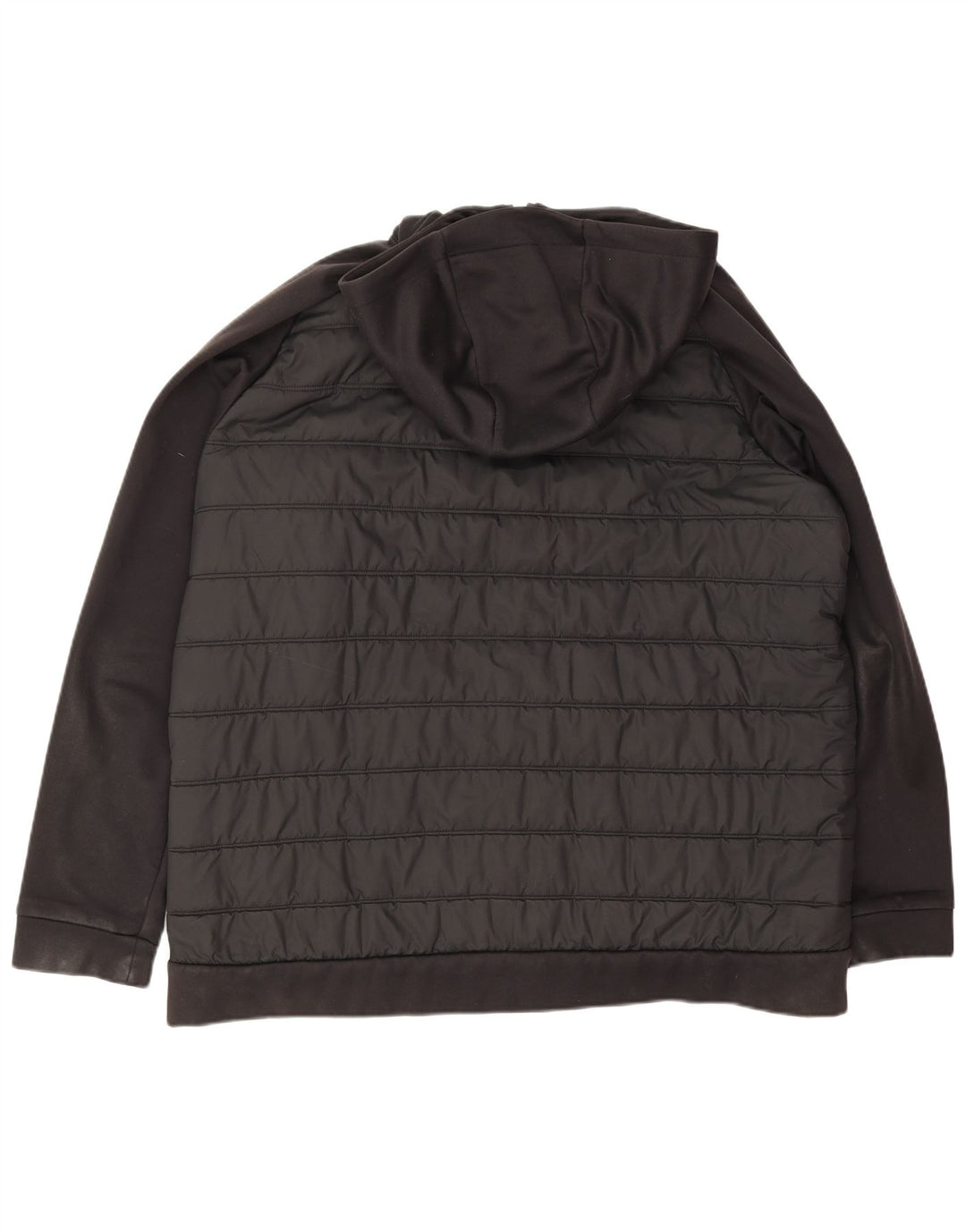 Nike Chaqueta acolchada con capucha para hombre UK 44 2XL Poliéster negro
