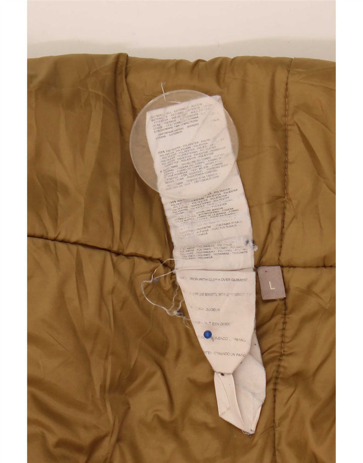 Napapijri Chaqueta utilitaria con capucha para hombre UK 40 Large Marrón Poliéster