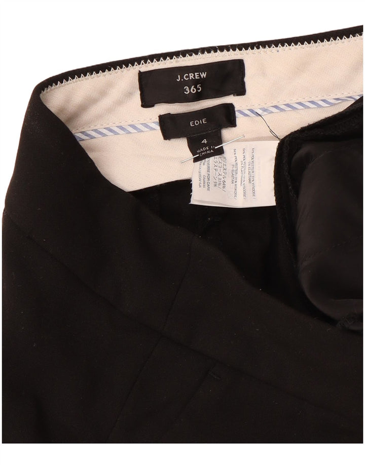 J. CREW Pantalones de traje Edie Bootcut para mujer US 4 Small W30 L32 Negro