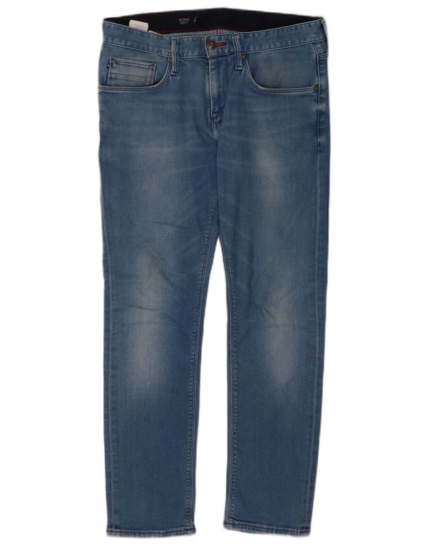 Tommy Hilfiger Vaqueros ajustados Bleecker para hombre W32 L30 Algodón azul