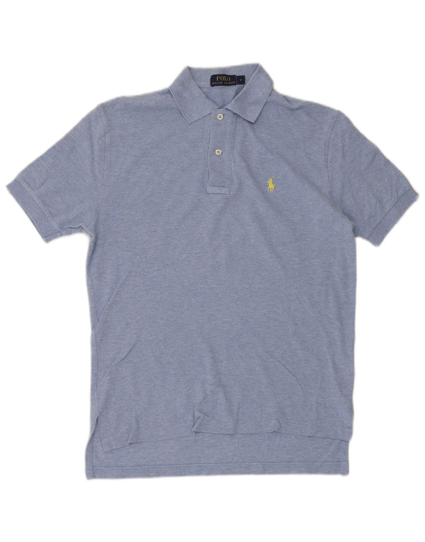 Polo Ralph Lauren Polo para hombre de algodón moteado azul pequeño