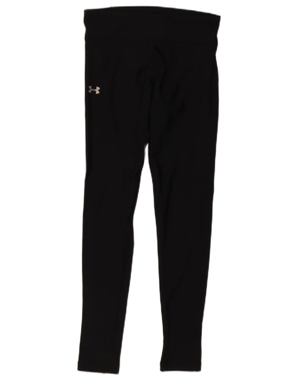 Under Armour Womens Leggings UK 10 Small  Black Nylon