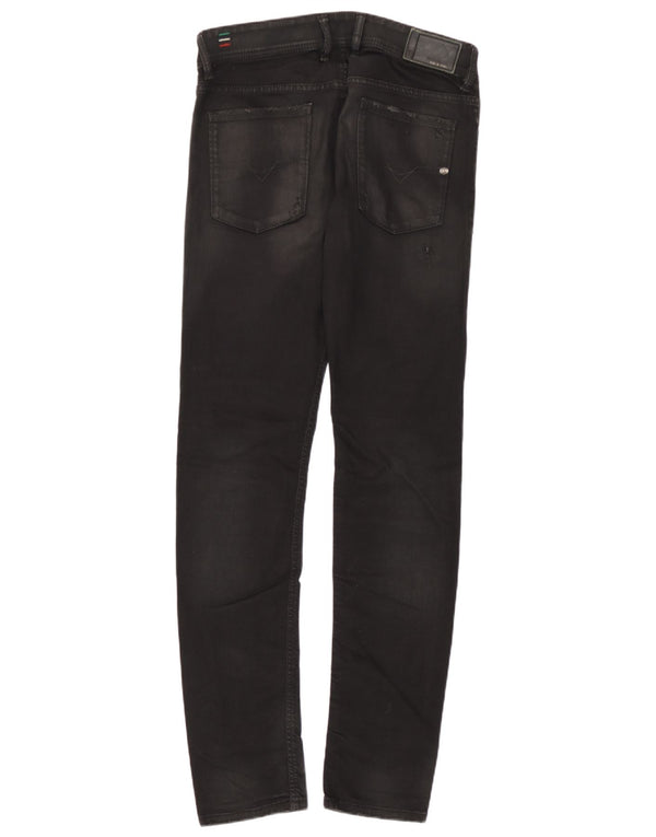 Diesel Hombre Sleenker Slim Skinny Jeans W31 L32 Algodón Negro