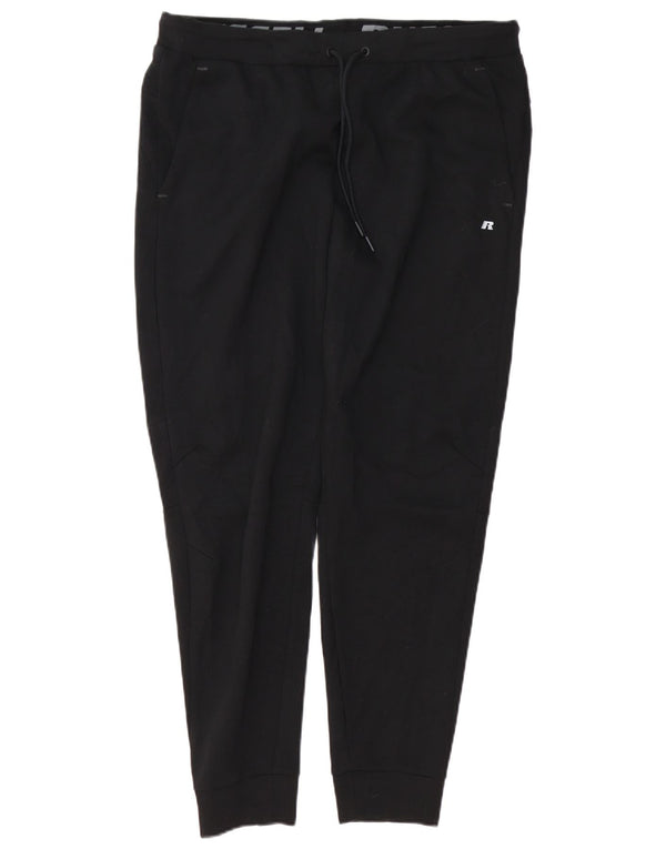 RUSSELL ATHLETIC Pantalones de chándal para hombre Joggers Large Negro Poliéster