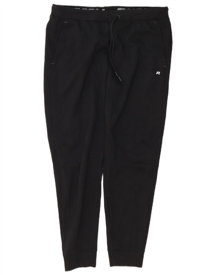 RUSSELL ATHLETIC Pantalones de chándal para hombre Joggers Large Negro Poliéster