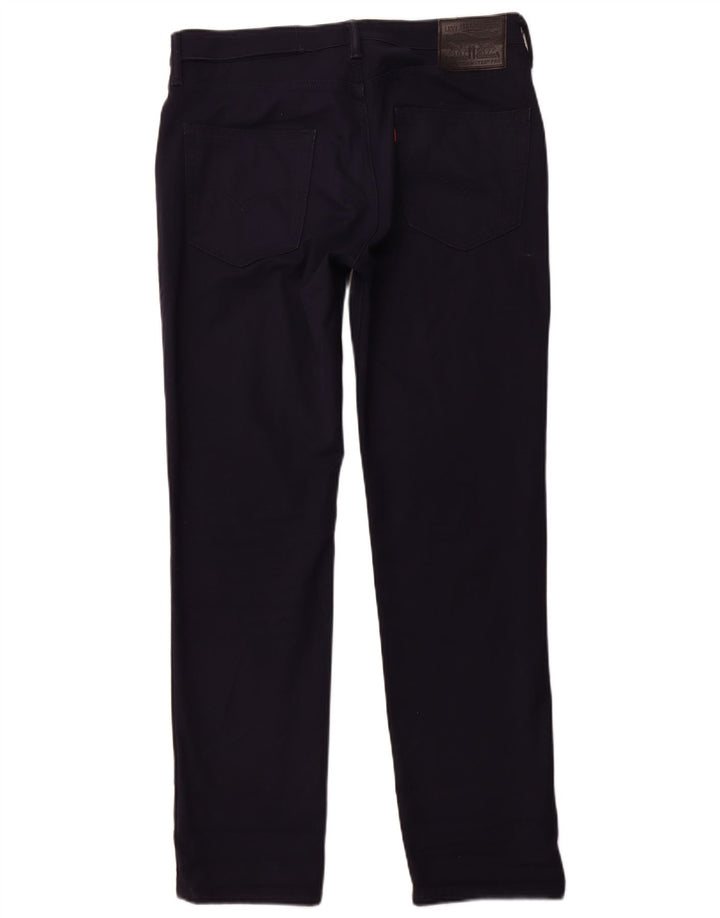LEVI'S Pantalones casuales rectos para hombre W34 L32 Algodón azul marino