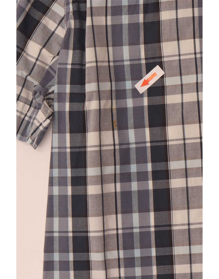 Levi's Camisa Slim Fit De Manga Corta De Algodón A Cuadros Azul Medio