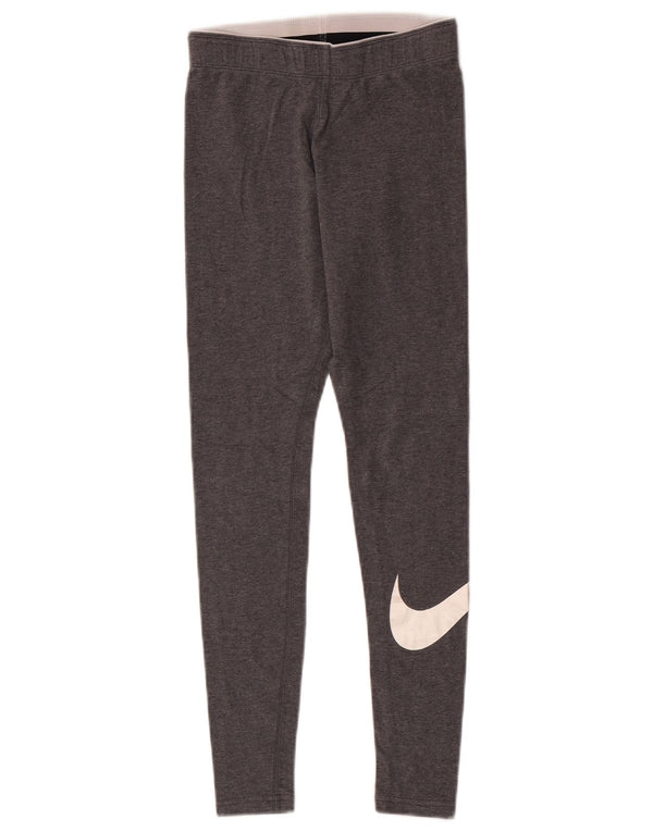 Nike Leggings gráficos para mujer UK 4 XS Gris Algodón