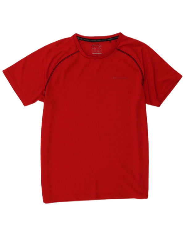 Camiseta para hombre Mountain Warehouse Top medio burdeos Poliéster