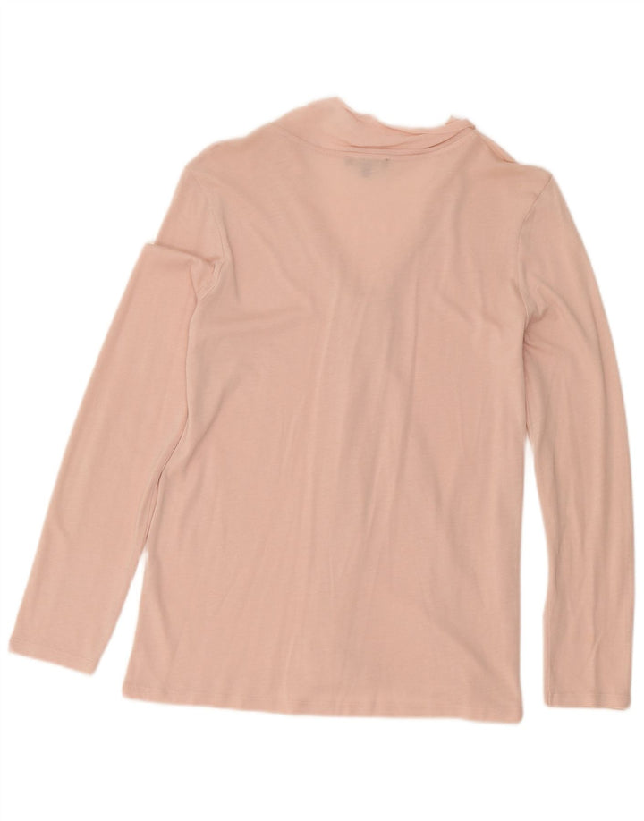 Massimo Dutti Blusa de Manga Larga para Mujer Top UK 40 Small Rosa