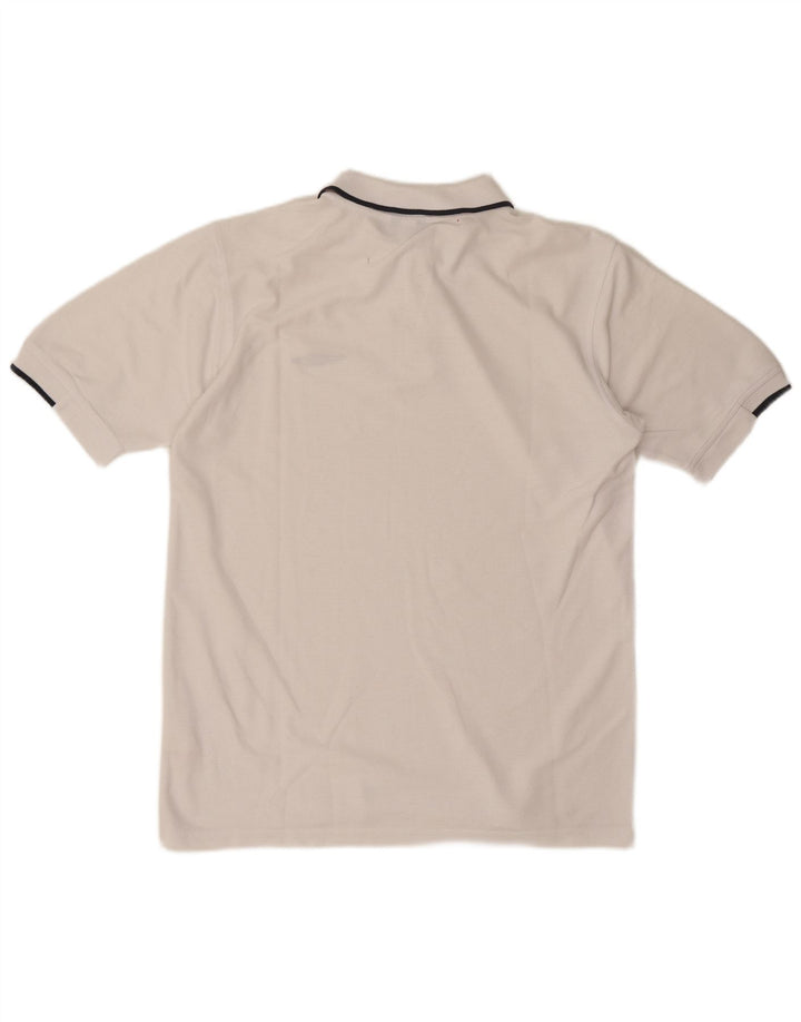 Polo Umbro Hombre Mediano Blanco Poliéster