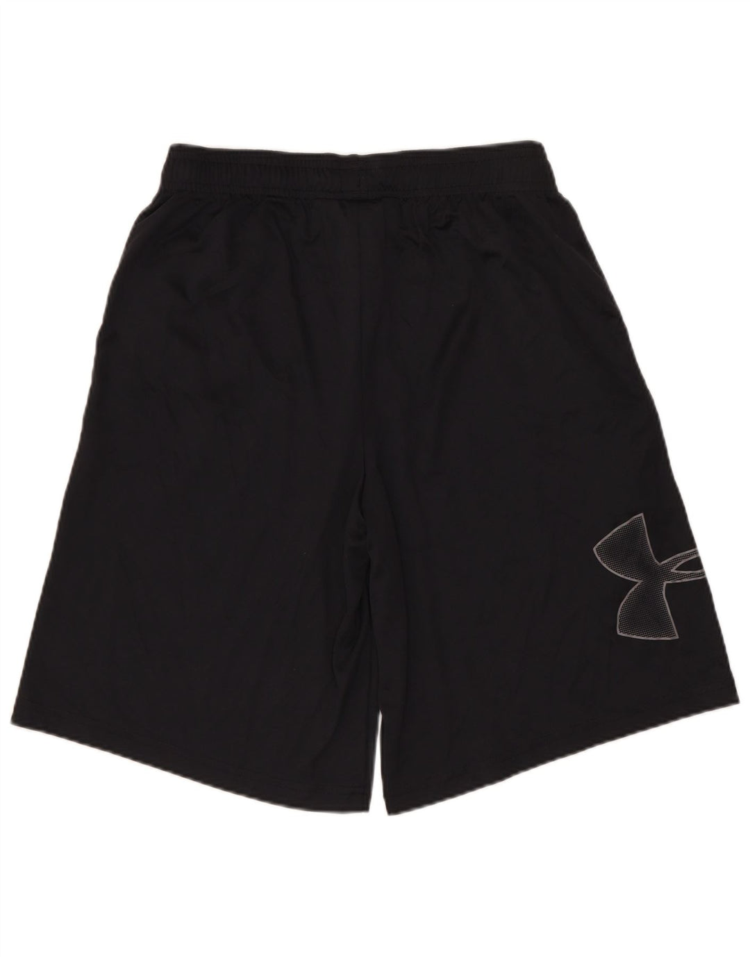 UNDER ARMOUR Pantalones cortos deportivos con estampado Heat Gear para hombre, poliéster negro pequeño