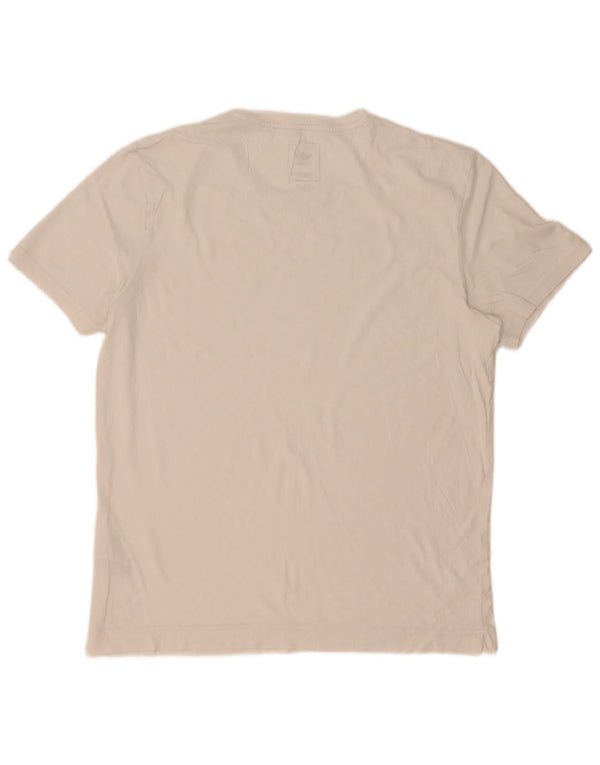 Camiseta Adidas Hombre Top Medium Blanco Algodón