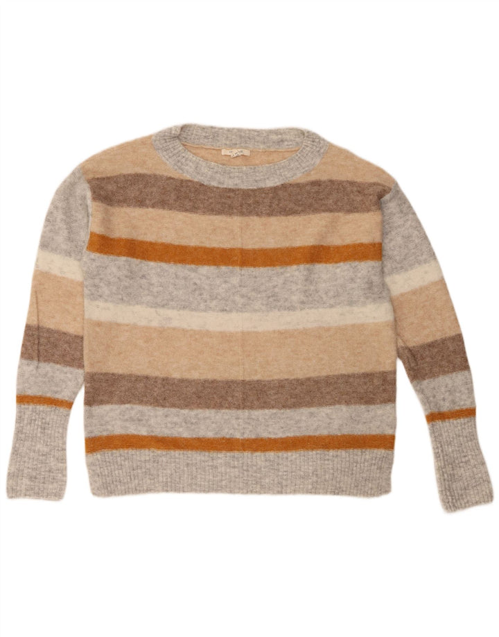 White Stuff - Jersey de cuello redondo para mujer, talla M, multicolor