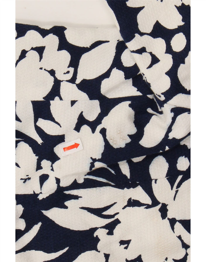 LUISA SPAGNOLI Chaqueta blazer de manga 3/4 para mujer IT 46 Grande Azul marino