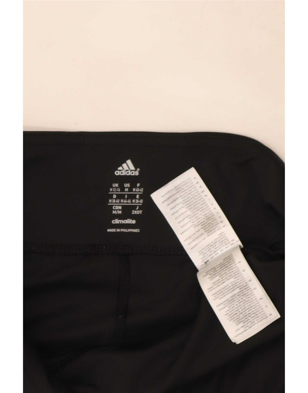 Adidas Leggings Climalite para mujer Reino Unido 12/14 Mediano Negro Poliéster