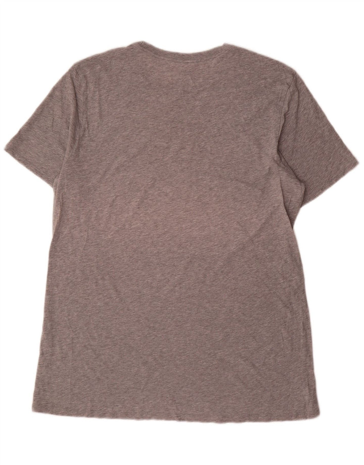 Nike Camiseta gráfica para hombre Top grande gris moteado