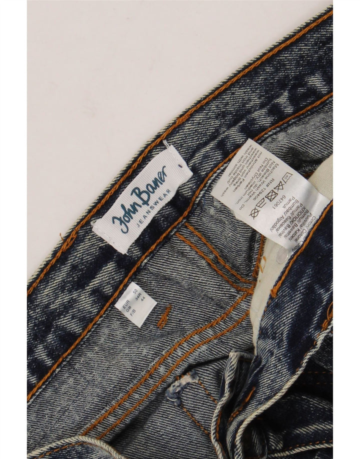 JOHN BANER Pantalones cortos de mezclilla para mujer W34 Algodón azul grande