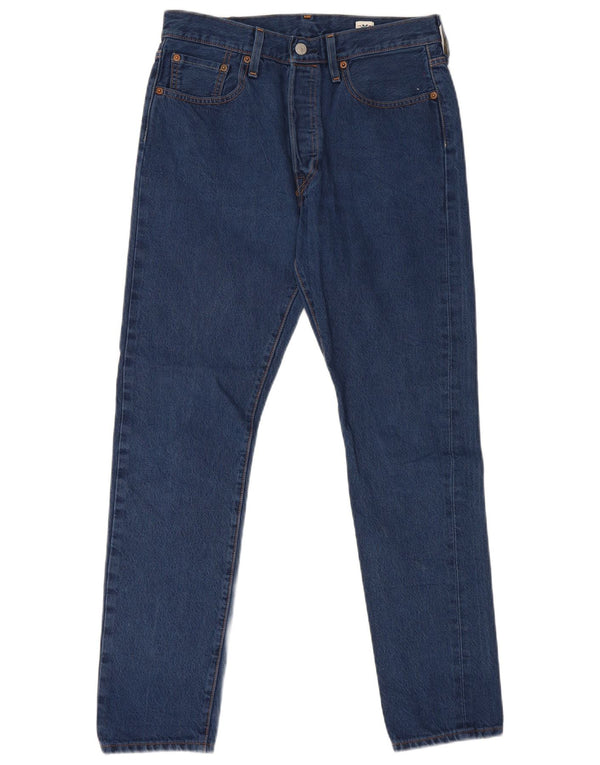Levi's Hombre 501 S Slim Straight Jeans W29 L30 Algodón Azul