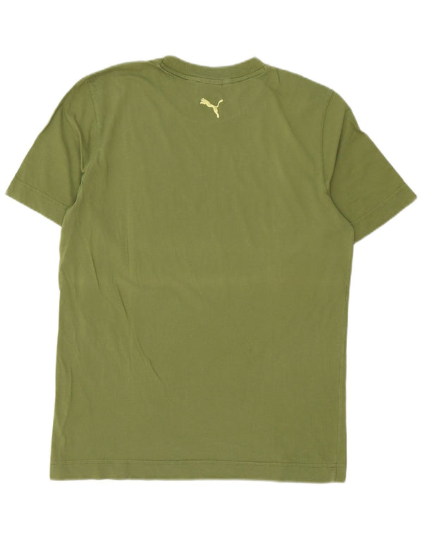 Camiseta Puma Graphic Top Verde Medio |