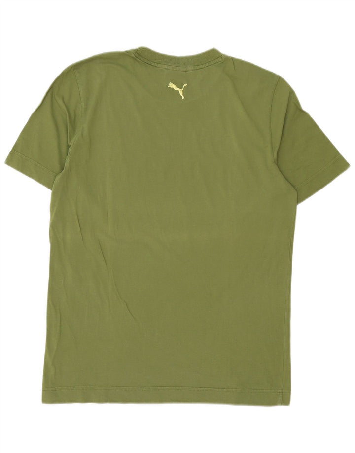 Camiseta Puma Graphic Top Verde Medio |