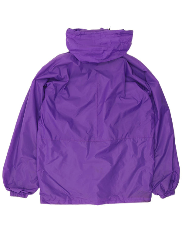 K-WAY Chaqueta impermeable con capucha para hombre UK 42 XL Poliamida Morada