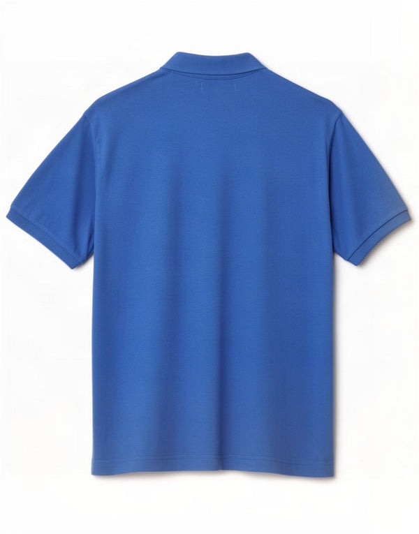 Polo Kappa para hombre de algodón azul medio