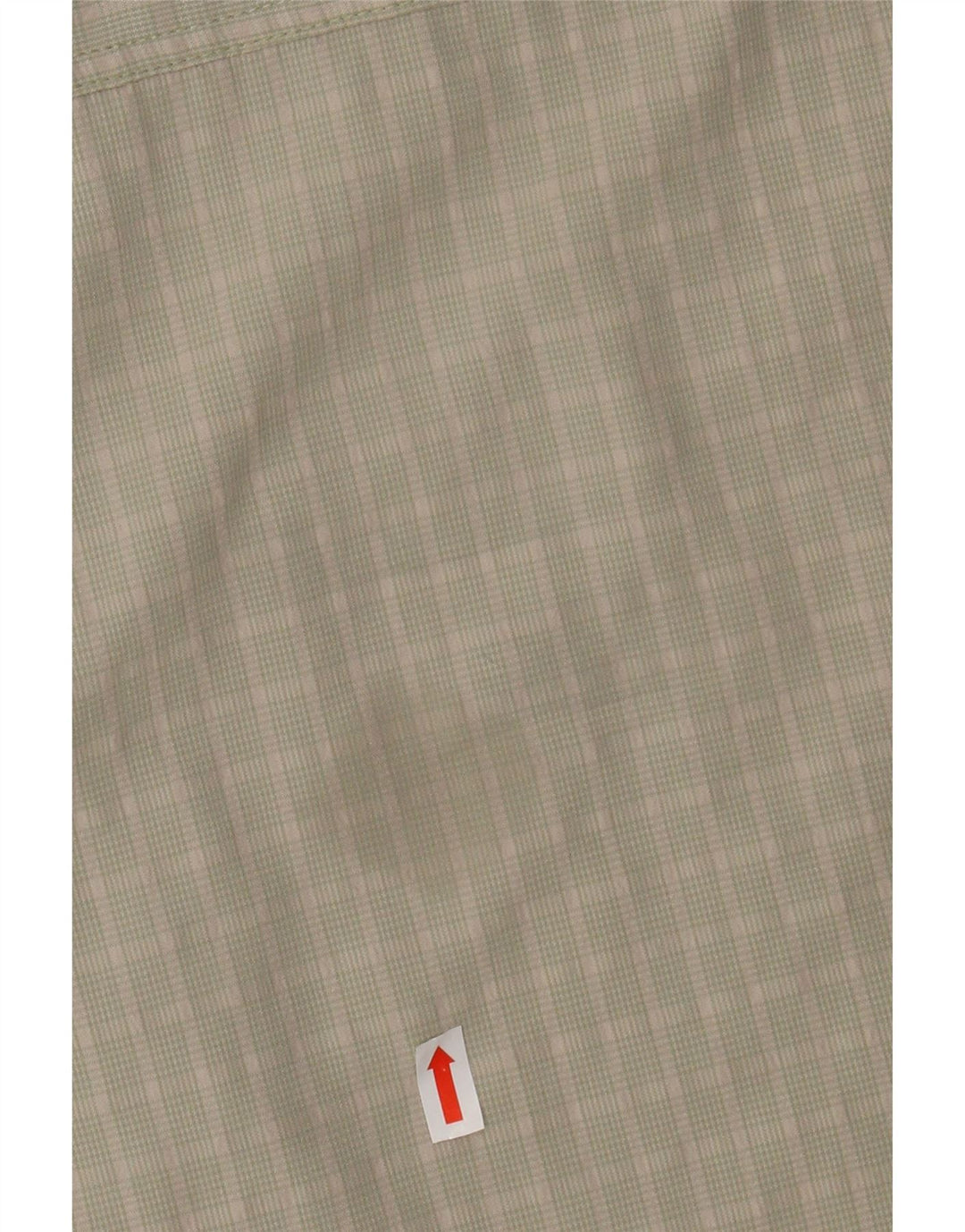 The North Face Camisa Manga Corta Hombre XL Cuadros Verde Poliéster