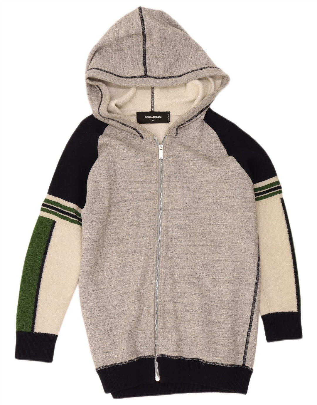 Dsquared2 Mujer UK 40 XL Algodón color block gris