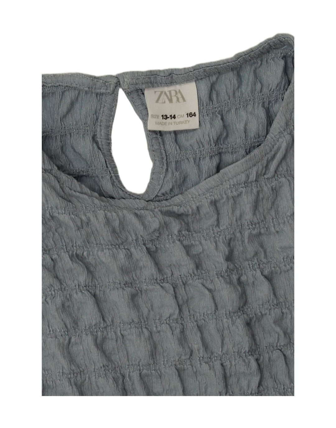 Blusa sin mangas para niñas Zara 13-14 años Azul