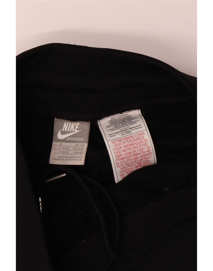Nike Pantalones de chándal para mujer UK 10/12 Medium Negro Poliéster