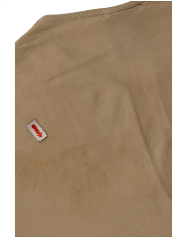 NIKE Camiseta corta para mujer UK 10/12 Medium Beige