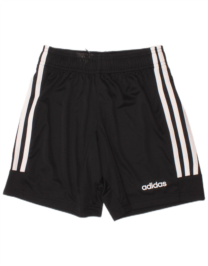 Adidas Pantalones cortos deportivos Climalite para niños 9-10 años Negro Poliéster