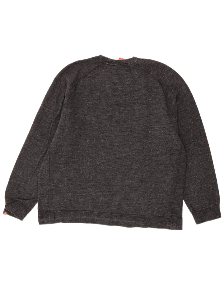 Nike - Sudadera para hombre, talla 2XL, algodón moteado gris