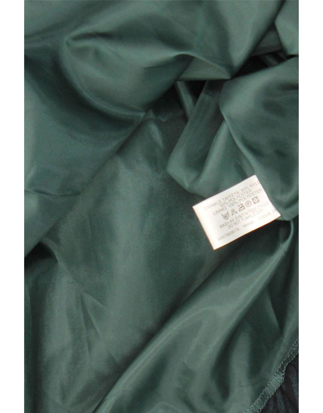 Vestido sin tirantes para mujer Bay UK 40 Small Green Nylon