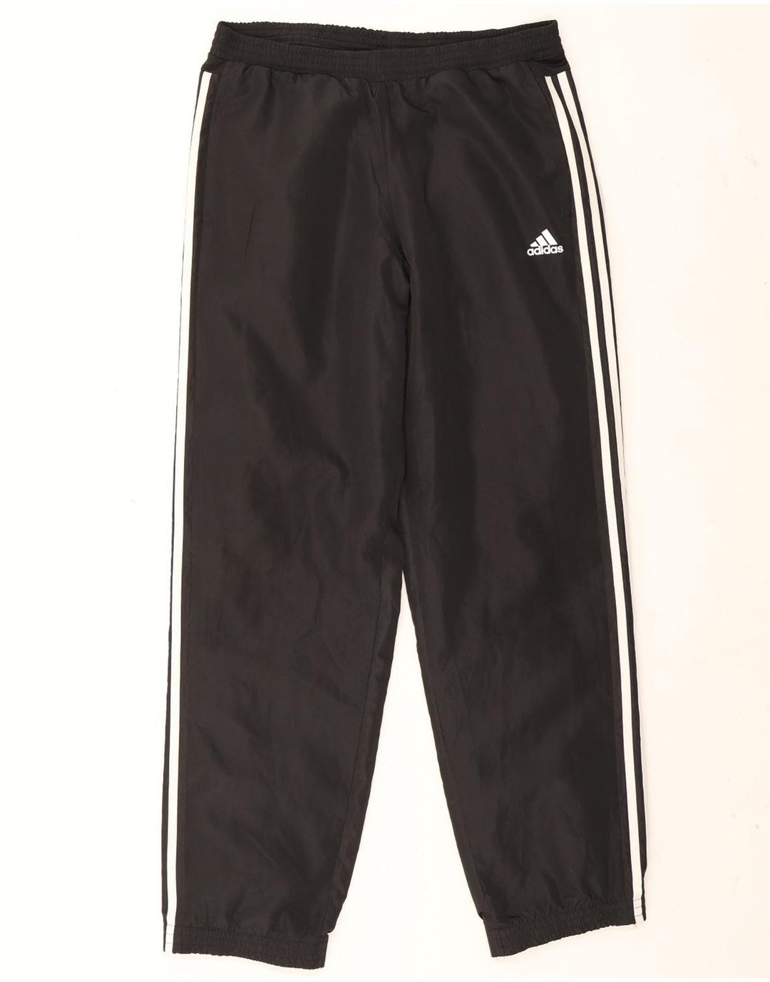 Adidas Hombre Pantalones De Chándal Joggers Grande Negro Poliéster
