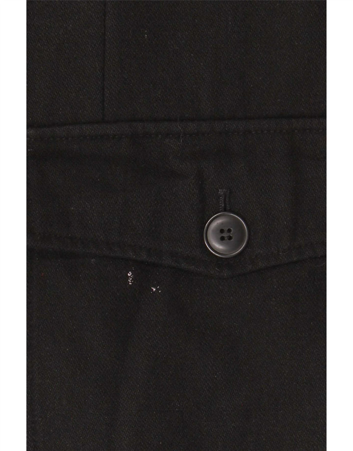 Levi's Chaqueta utilitaria para hombre UK 40 Large Lana negra