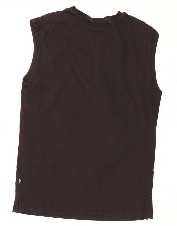 Puma Hombre Chaleco Top Pequeño Algodón Negro