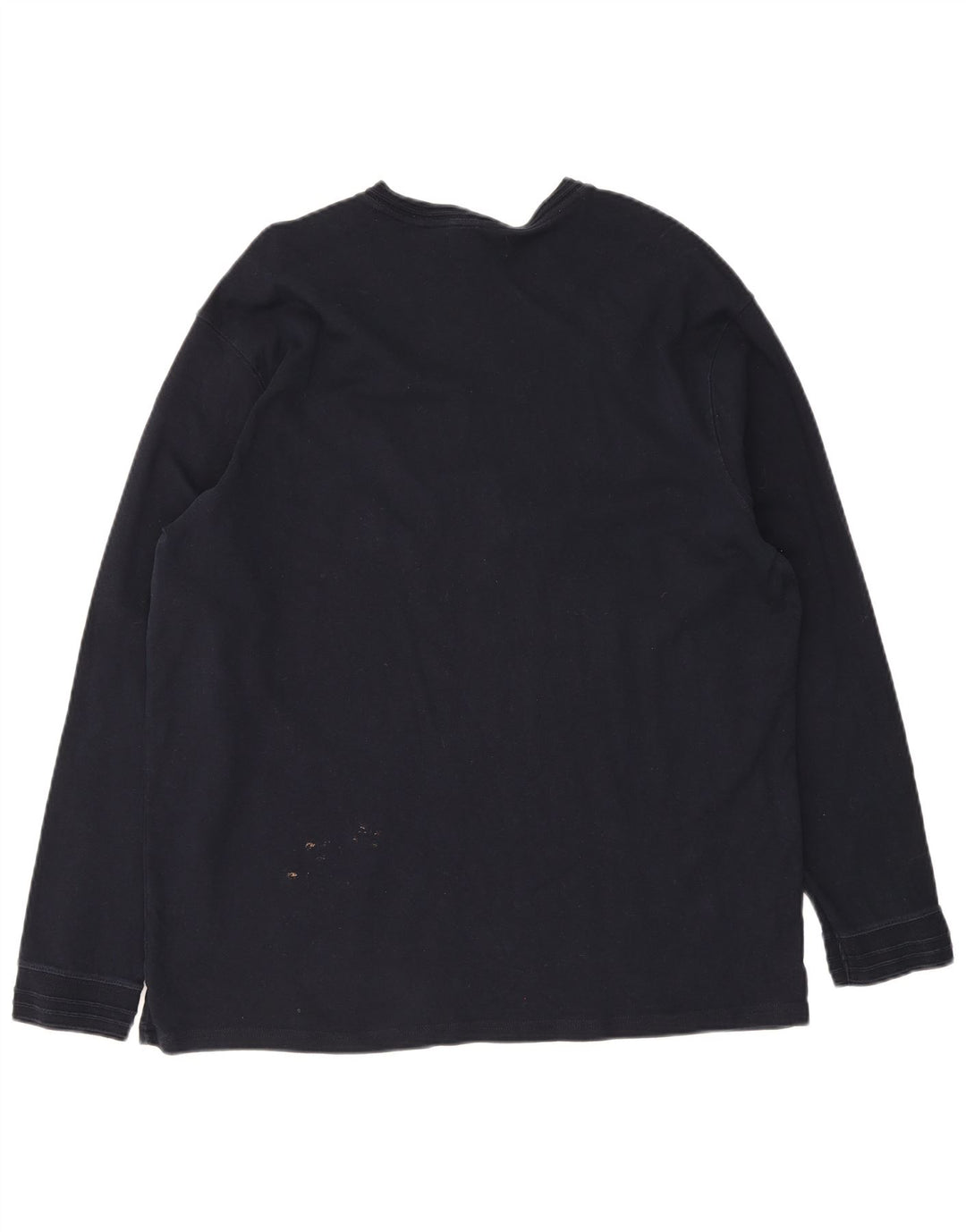 Marks & Spencer Hombre Blue Harbor Top Manga Larga XL Algodón Azul Marino