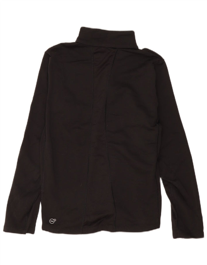 Puma - Chándal con cremallera y cuello para mujer, talla M, color negro