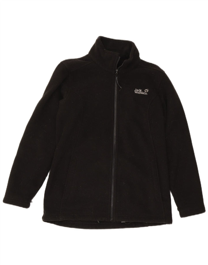 Jack Wolfskin Chaqueta Polar Mujer UK 12/14 Mediano Negro Poliéster