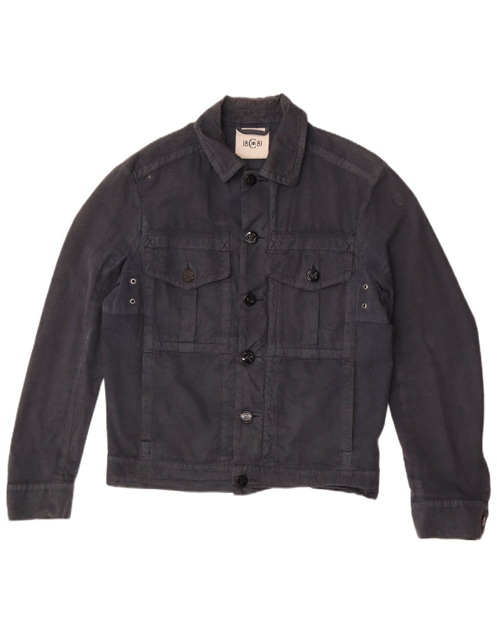 Cerruti 1881 Chaqueta Bomber para Hombre UK 38 Algodón Gris Medio