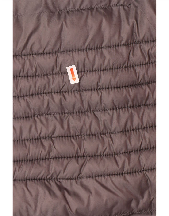 CHAMPION Abrigo acolchado con capucha para mujer IT 42 Poliamida gris medio