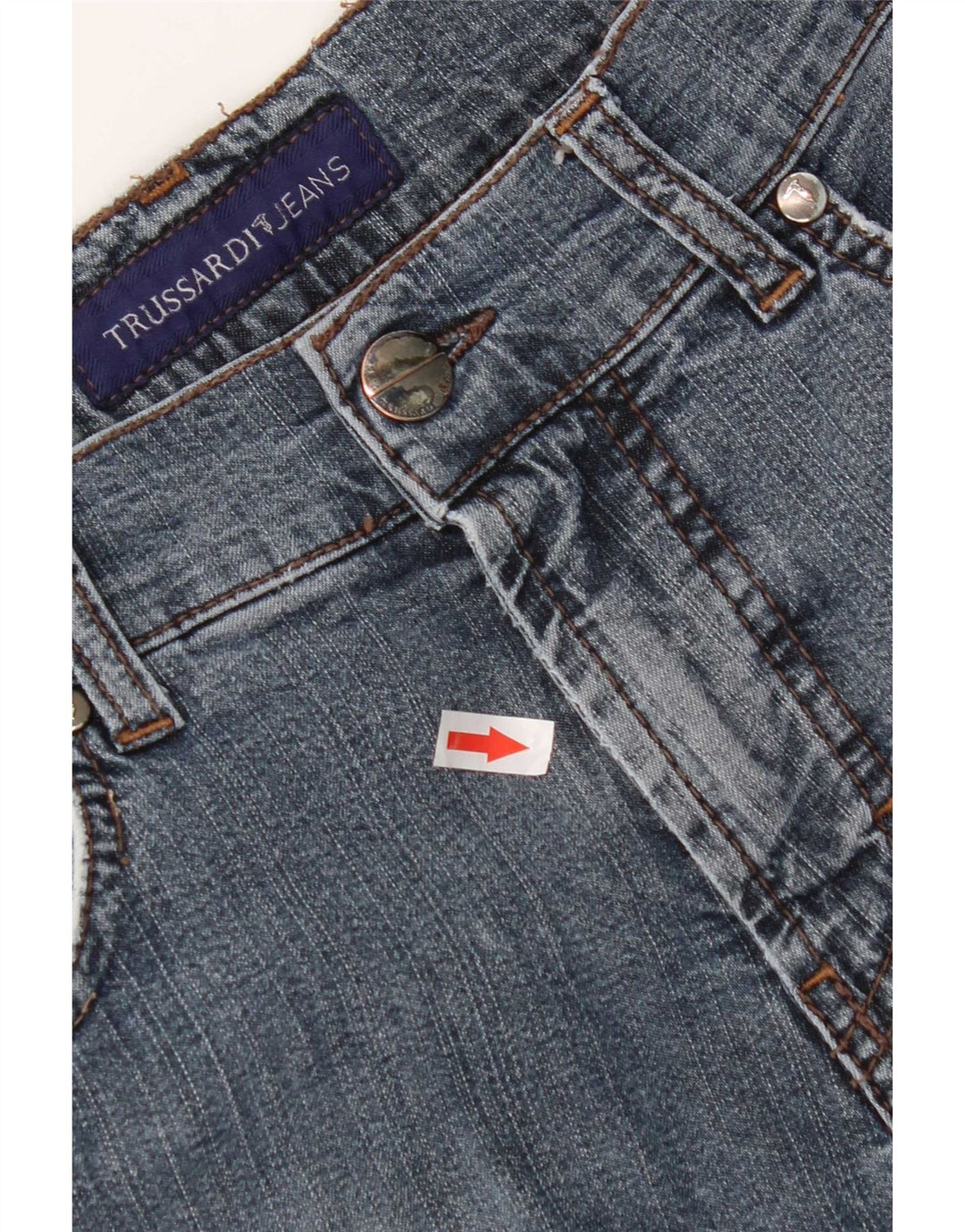 Vaqueros Trussardi Hombre Rectos W34 L32 Azul Algodón