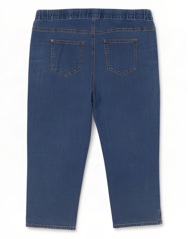 Marks & Spencer Jeans Capri Autograph para Mujer UK 20 2XL W40 L22 Algodón Azul