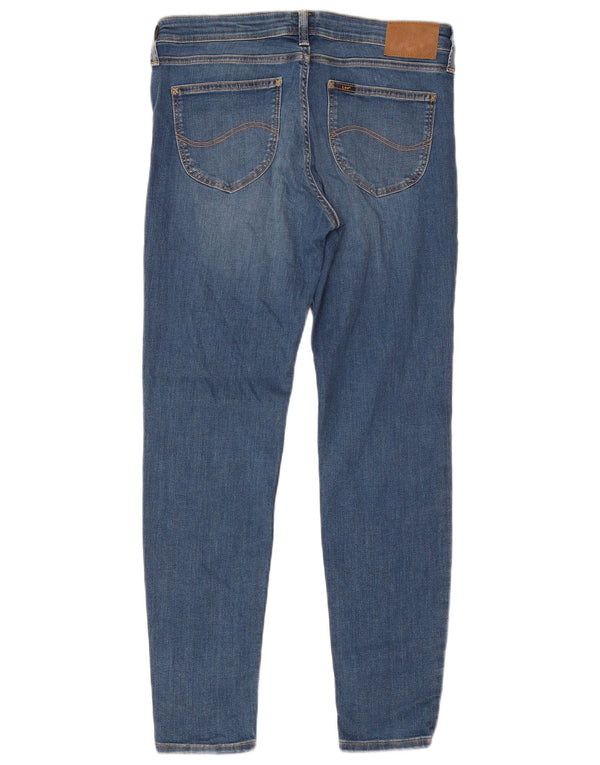 Vaqueros Lee Scarlett Slim W31 L31 Algodón Azul Mujer